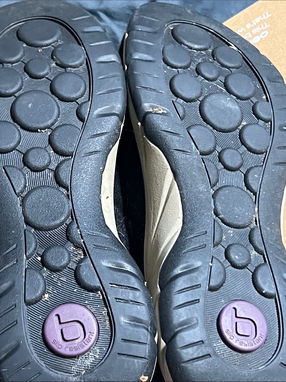 Women's Quilted Black Slip-On Comfort Shoes - Picture 4 of 4
